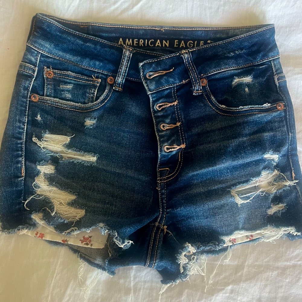 American Eagle, next level stretch, size 2 denim shorts